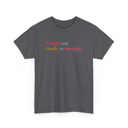 Single ready to mangle cotton t shirt
