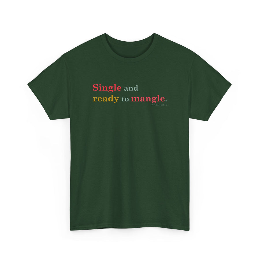 Single ready to mangle cotton t shirt