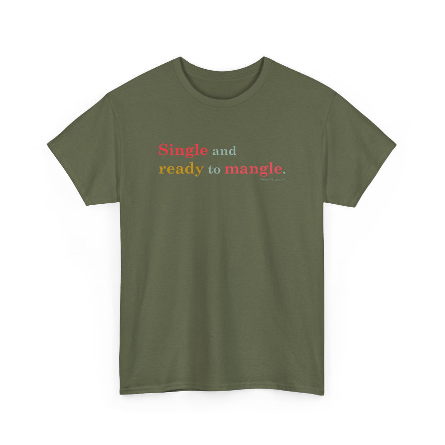 Single ready to mangle cotton t shirt