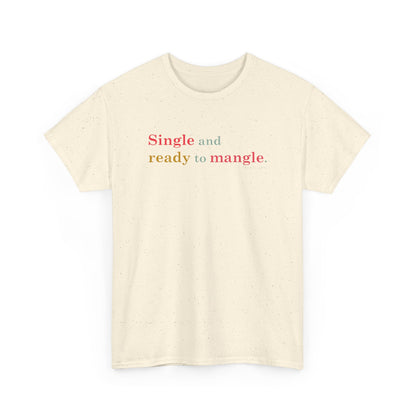 Single ready to mangle cotton t shirt