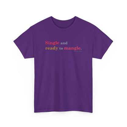 Single ready to mangle cotton t shirt