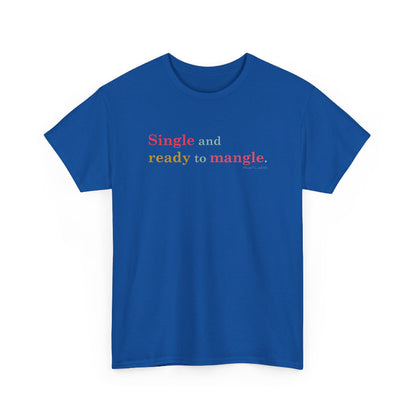 Single ready to mangle cotton t shirt