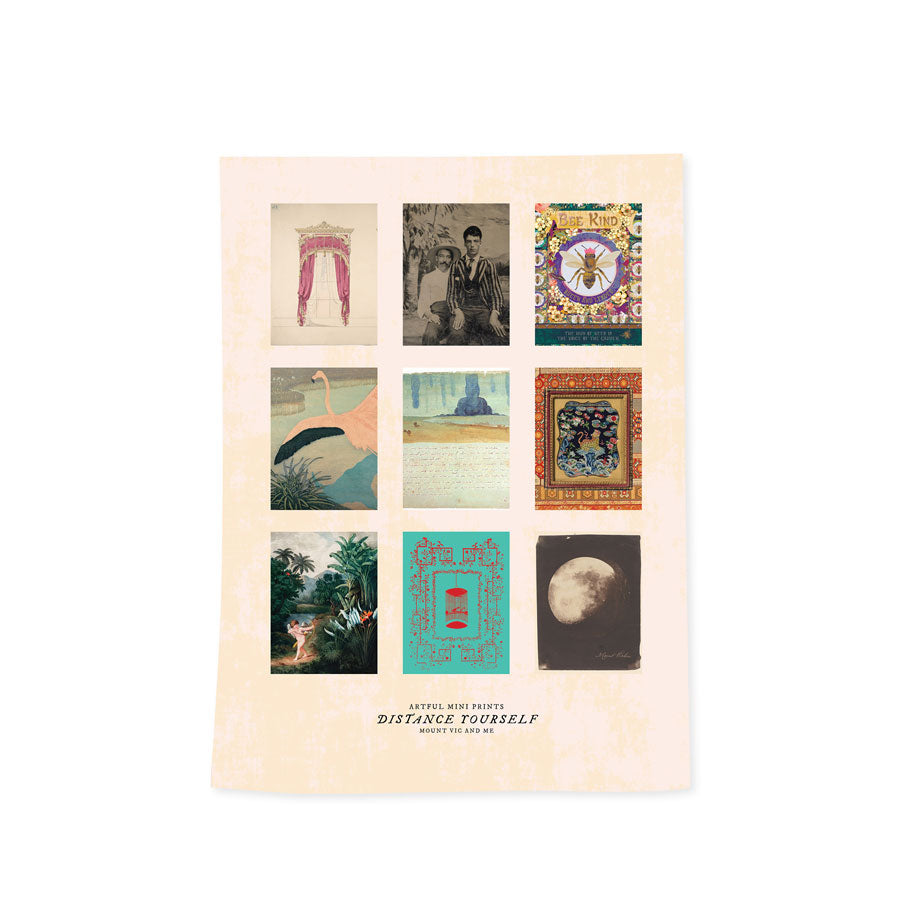 Slow Stitch mini art prints