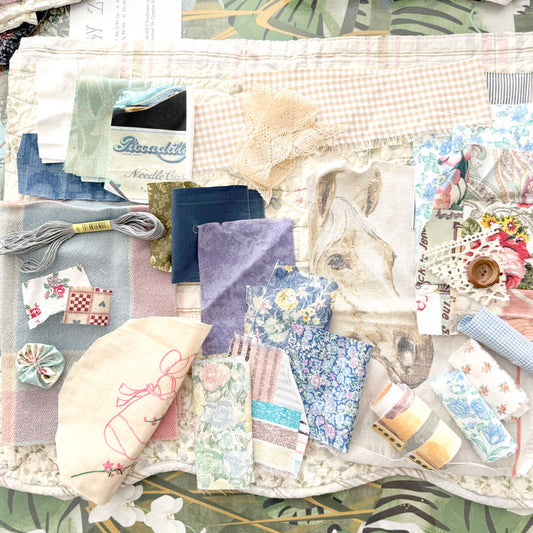 Slow stitch country rose pack