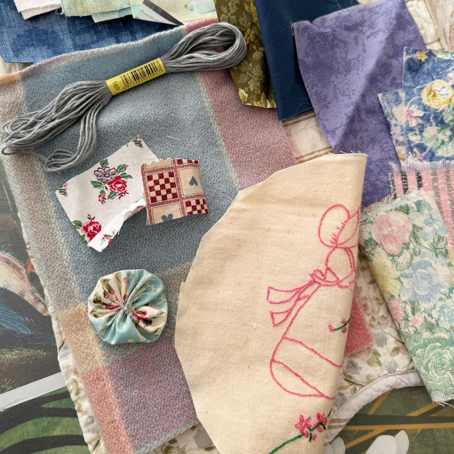 Slow stitch country rose pack