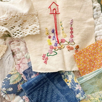 Slow stitch country rose pack