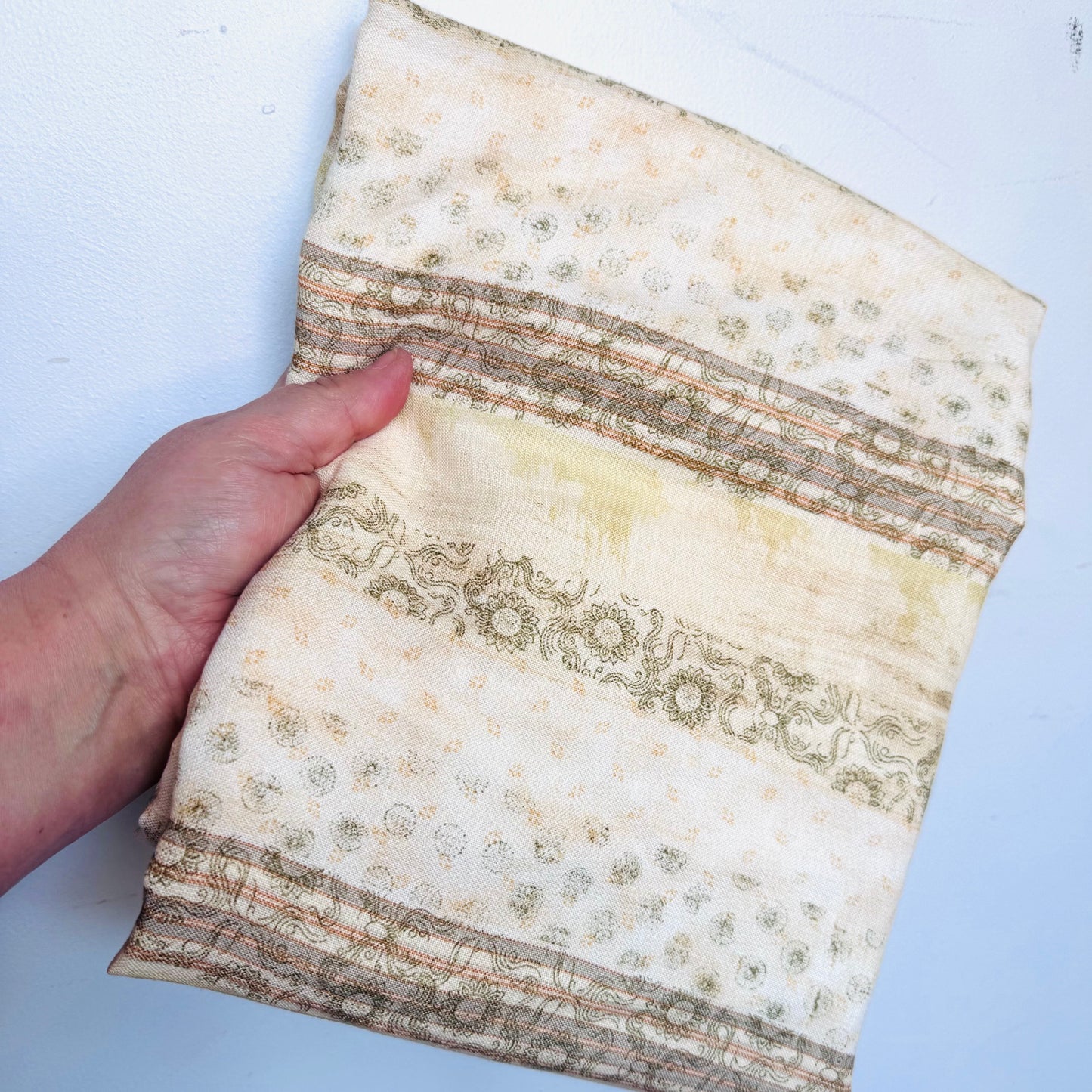 Soft patterned linen