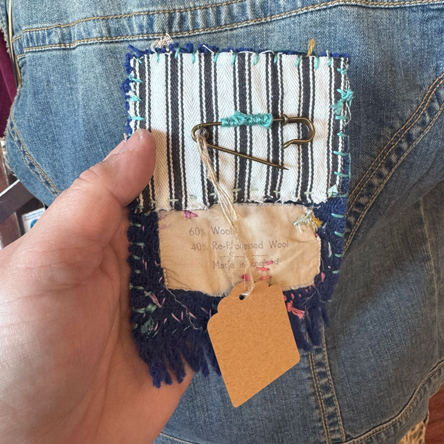Stop mansplaining brooch