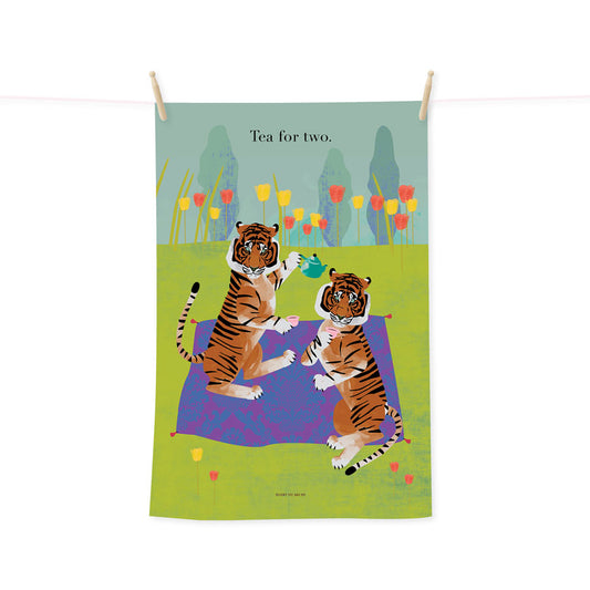 PRE ORDER Tea for Two tea towel