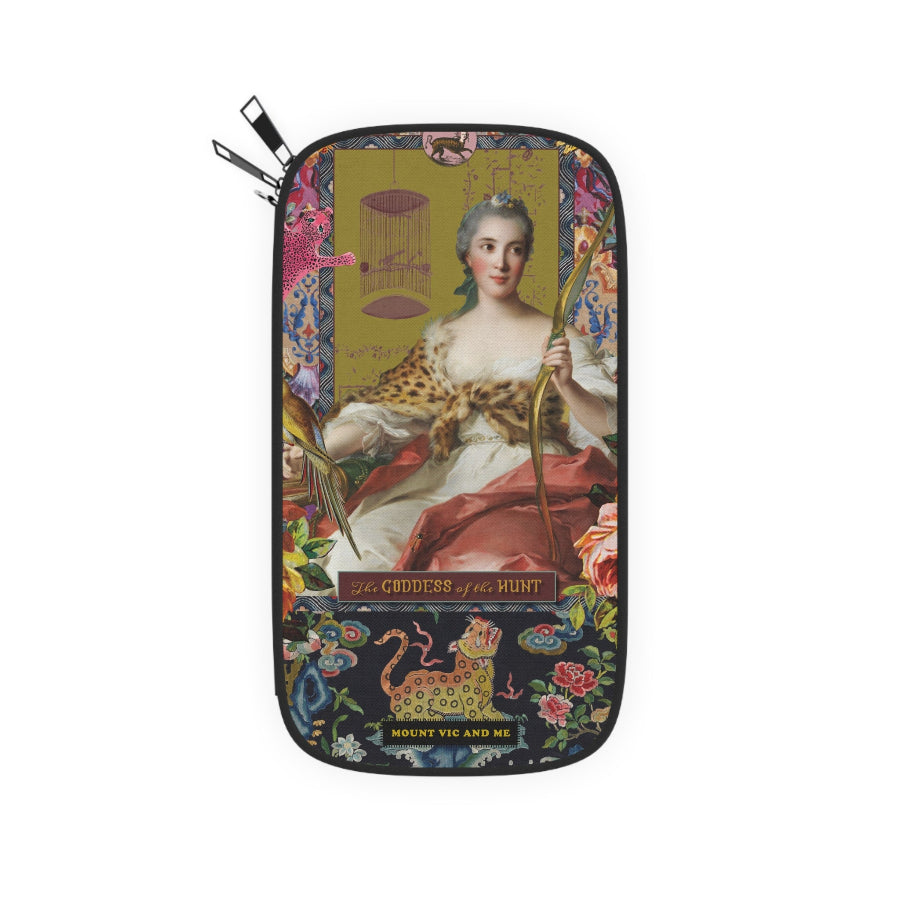 The Goddess of the Hunt passport wallet