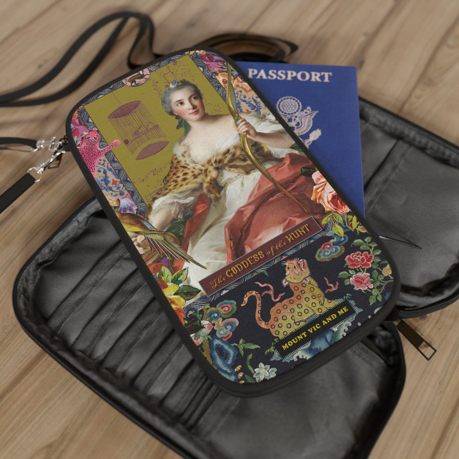 The Goddess of the Hunt passport wallet