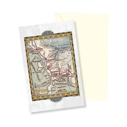 Maps and Travel greeting cards