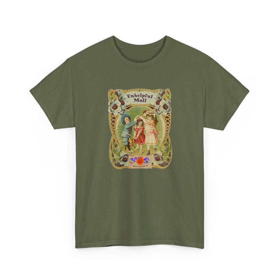 Unhelpful Moll classic cotton t shirt