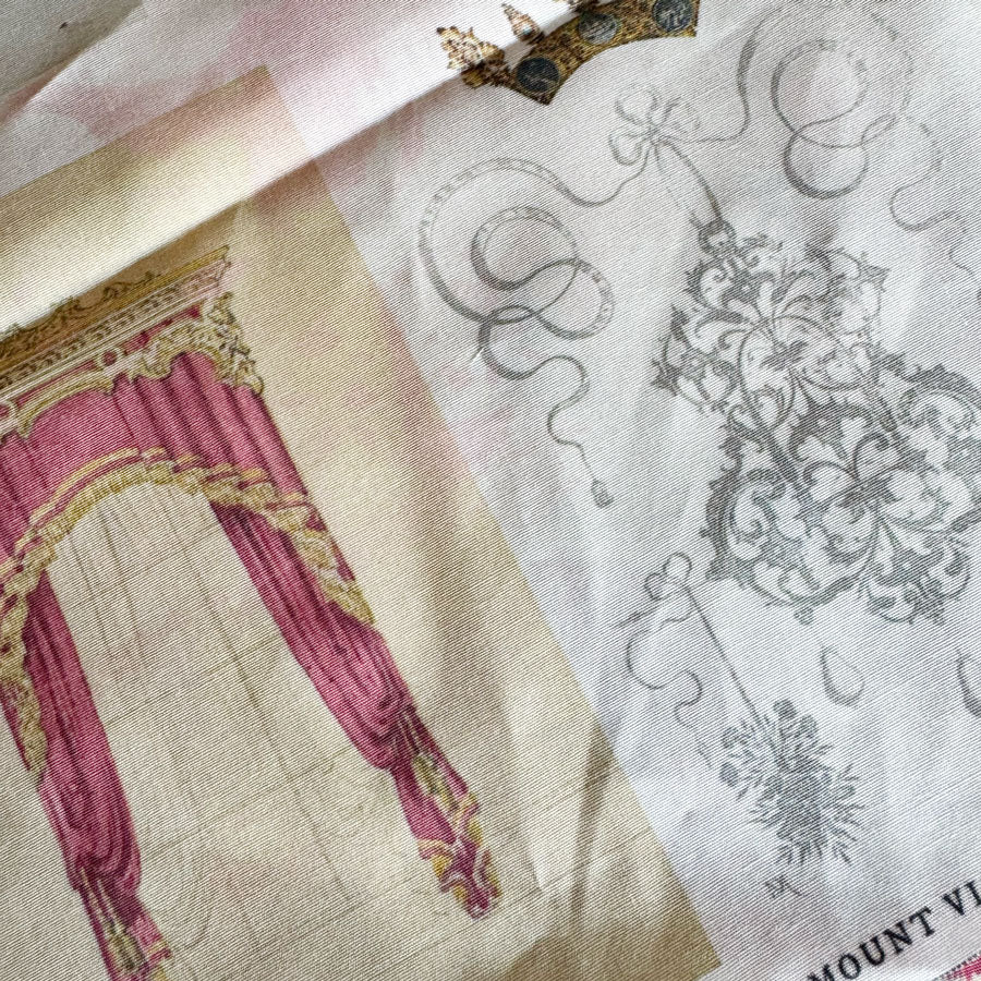 Vintage finds cotton poplin panel