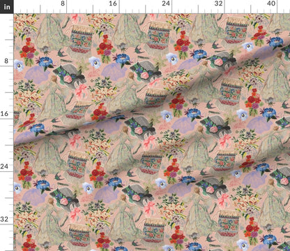 Fabric : Vintage Romance pink
