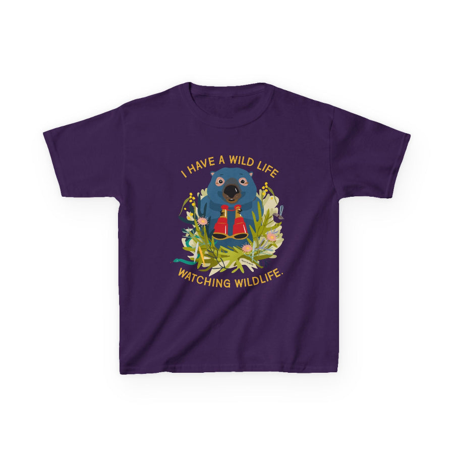 Watching Wildlife kids t shirt
