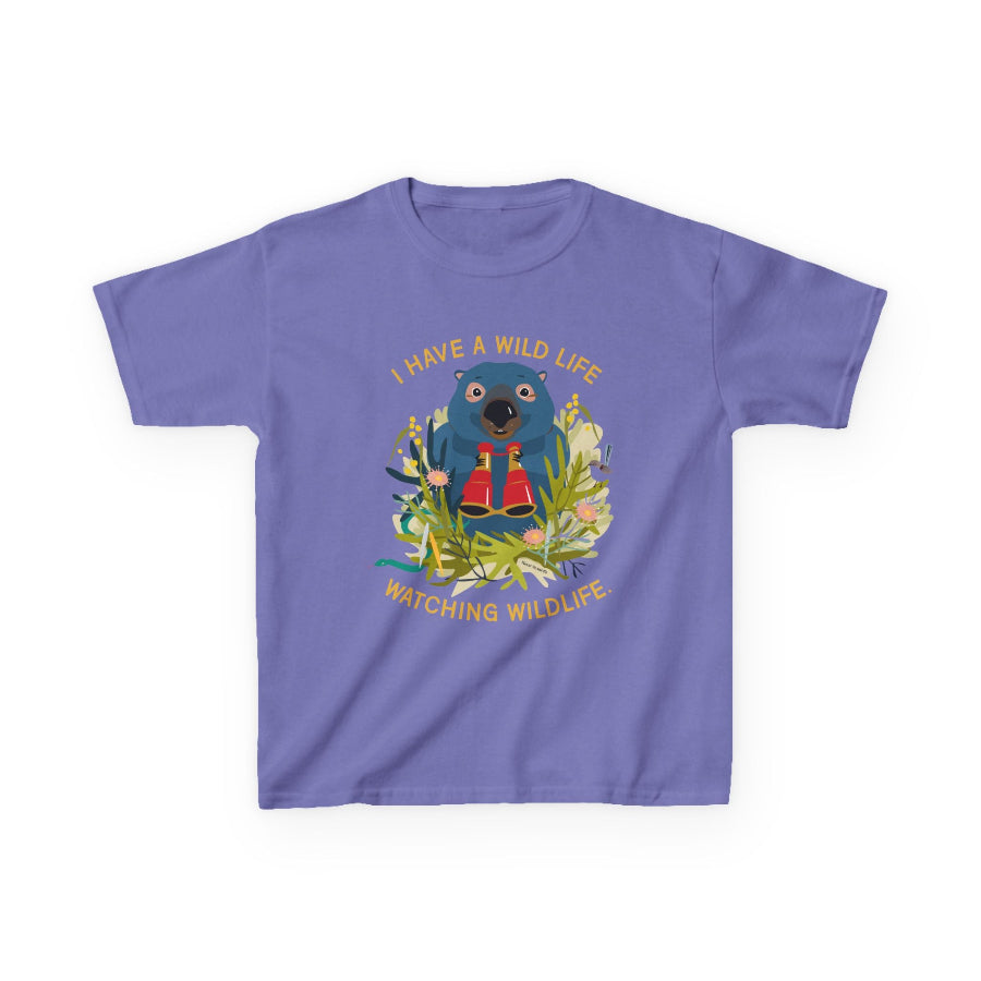 Watching Wildlife kids t shirt