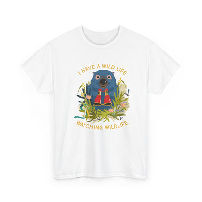 Watching wildlife classic cotton t shirt