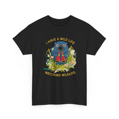 Watching wildlife classic cotton t shirt