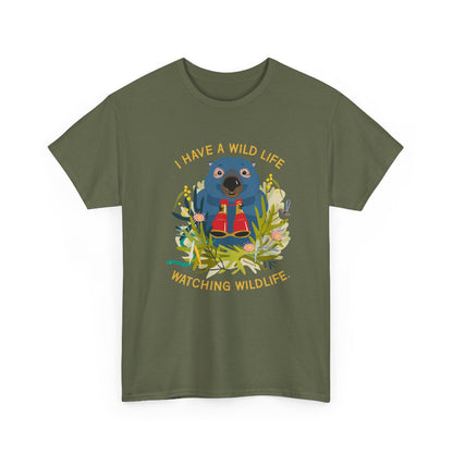 Watching wildlife classic cotton t shirt