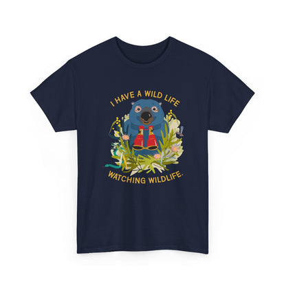 Watching wildlife classic cotton t shirt
