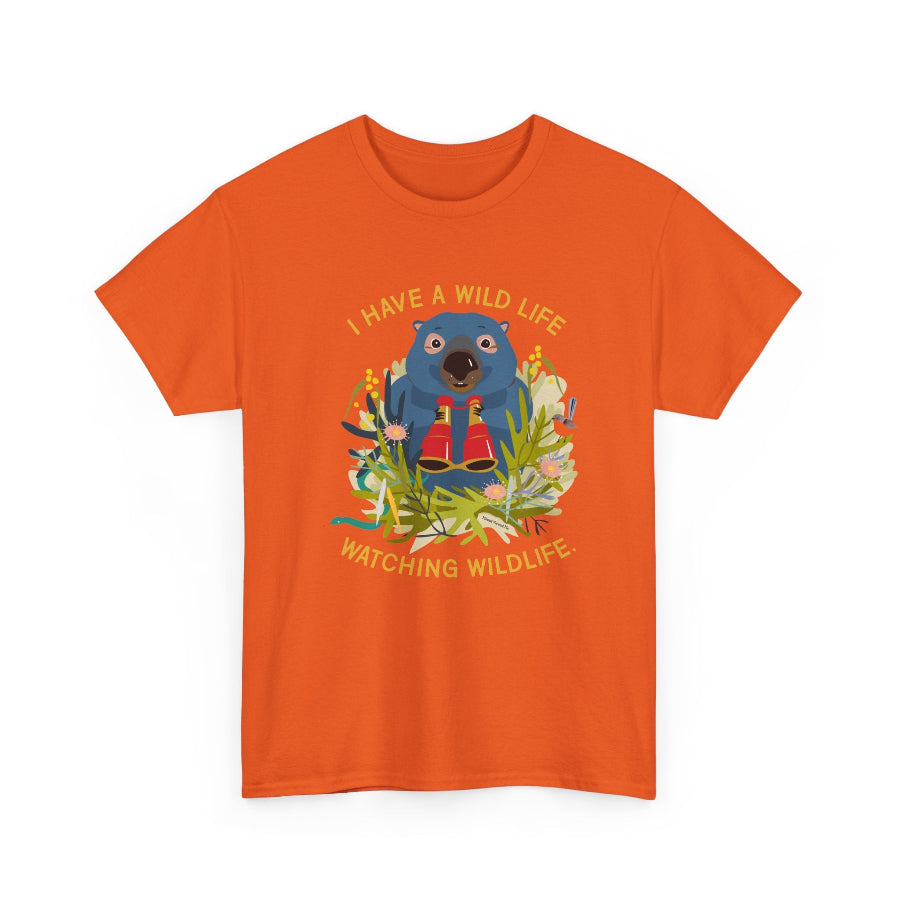 Watching wildlife classic cotton t shirt