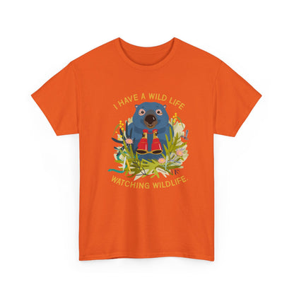 Watching wildlife classic cotton t shirt