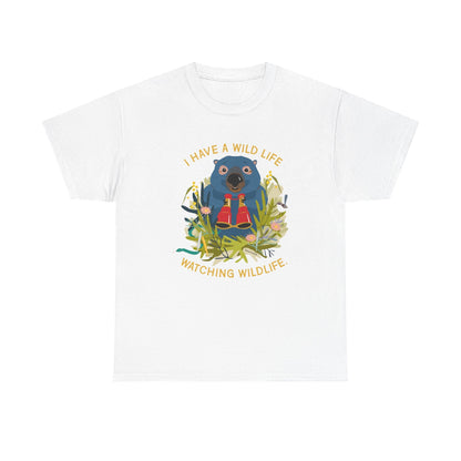 Watching wildlife classic cotton t shirt