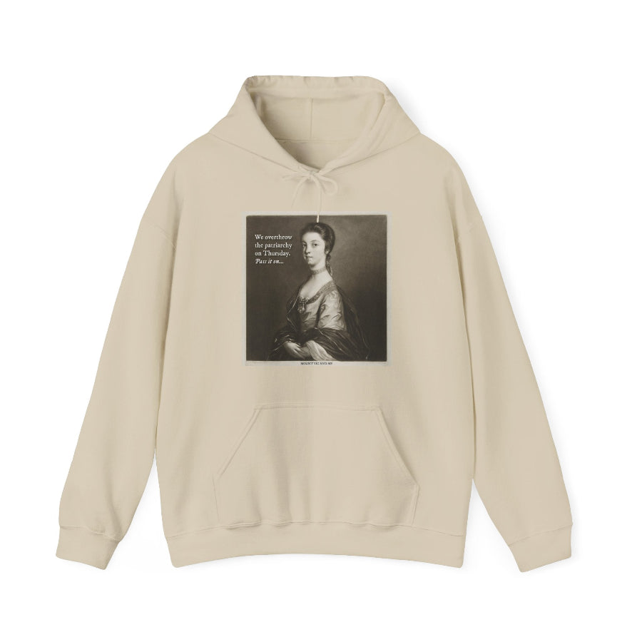 We overthrow the patriarchy on Thursday hoodie