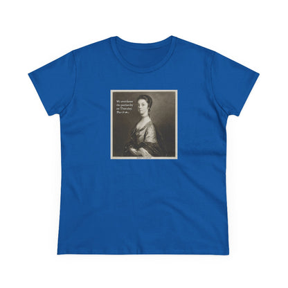 We overthrow the patriarchy on Thursday semi-fit t shirt