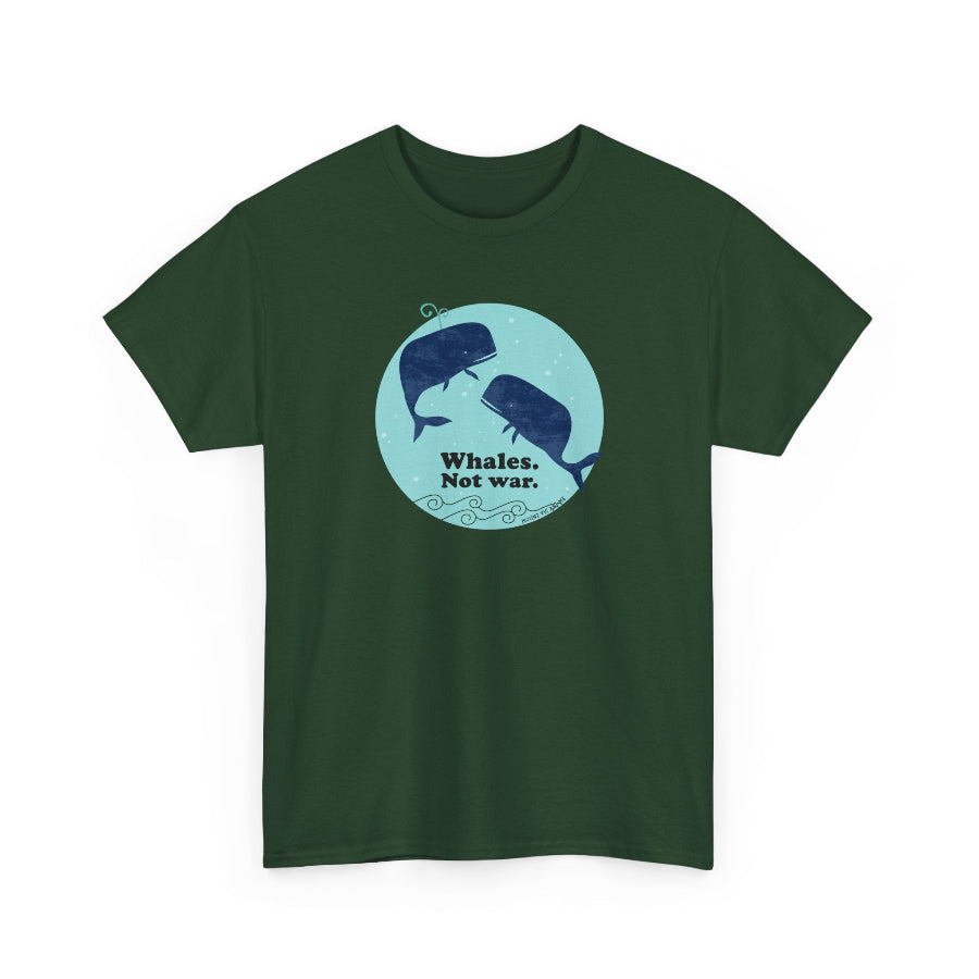Whales. Not war. Classic t shirt