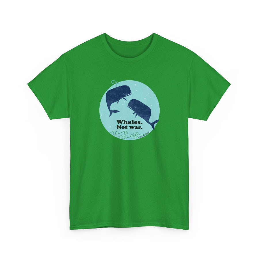 Whales. Not war. Classic t shirt