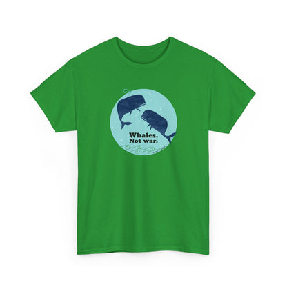 Whales. Not war. Classic t shirt