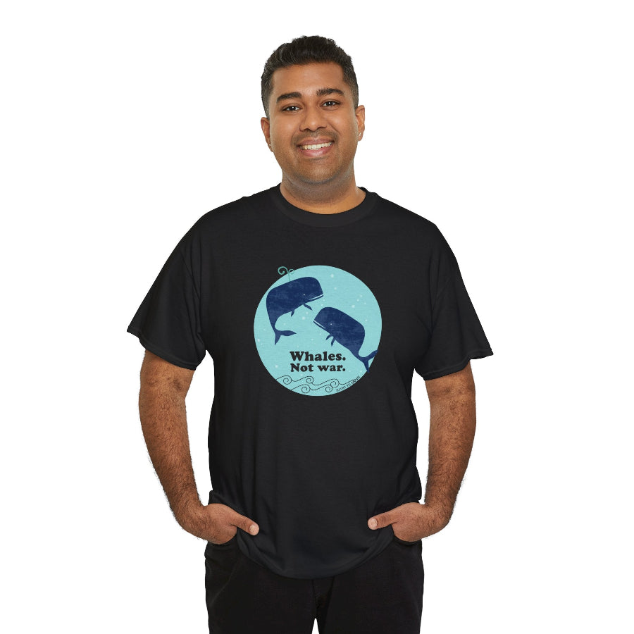 Whales. Not war. Classic t shirt