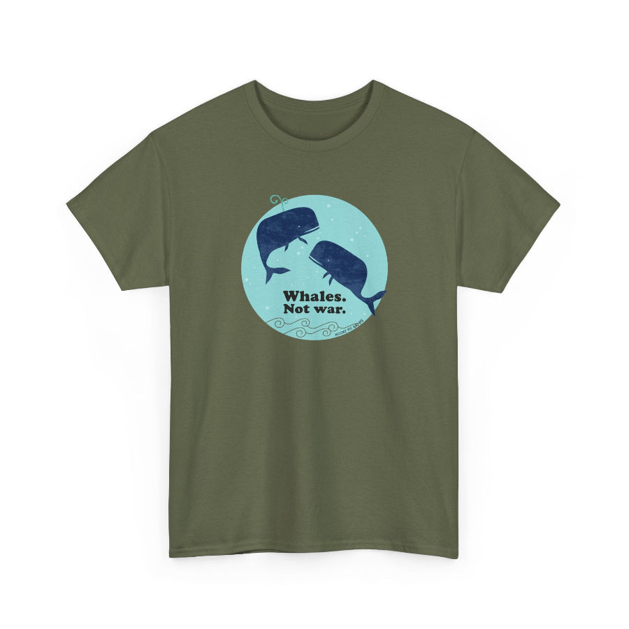 Whales. Not war. Classic t shirt