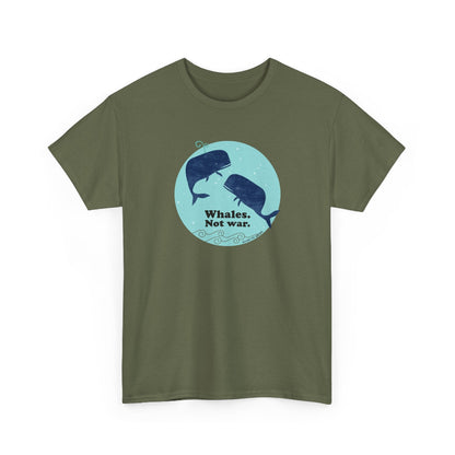 Whales. Not war. Classic t shirt