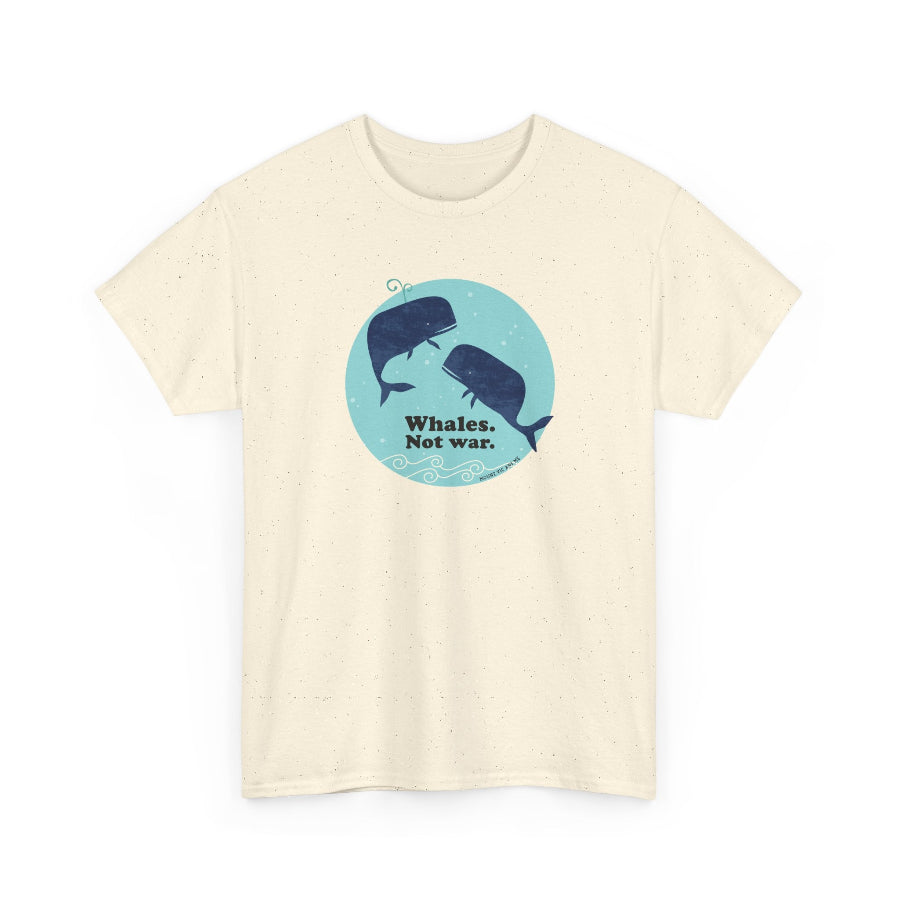 Whales. Not war. Classic t shirt