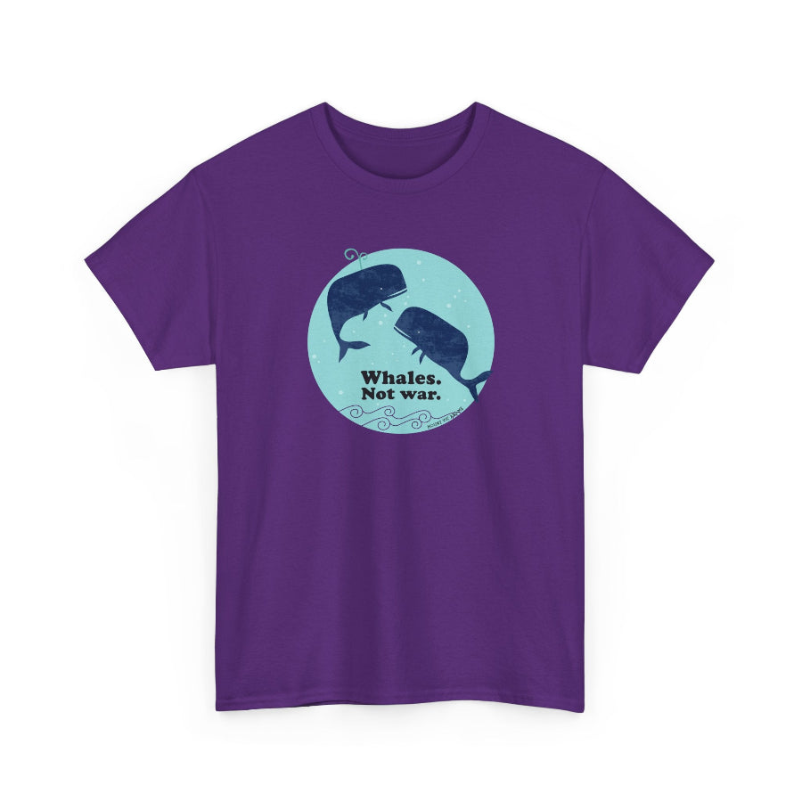 Whales. Not war. Classic t shirt