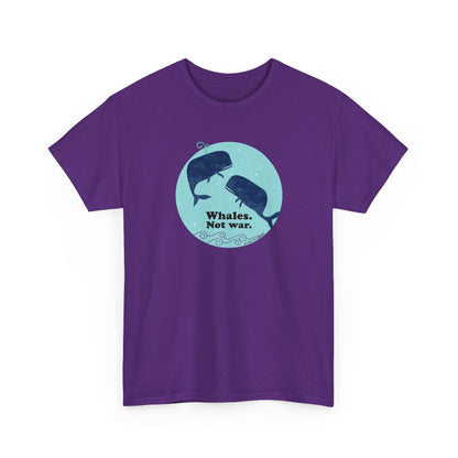 Whales. Not war. Classic t shirt