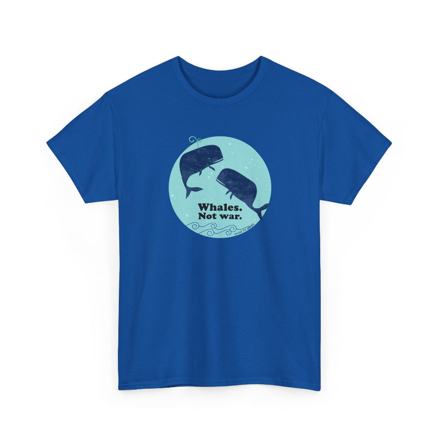 Whales. Not war. Classic t shirt