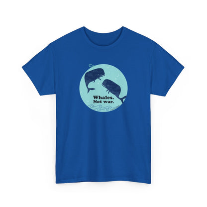 Whales. Not war. Classic t shirt