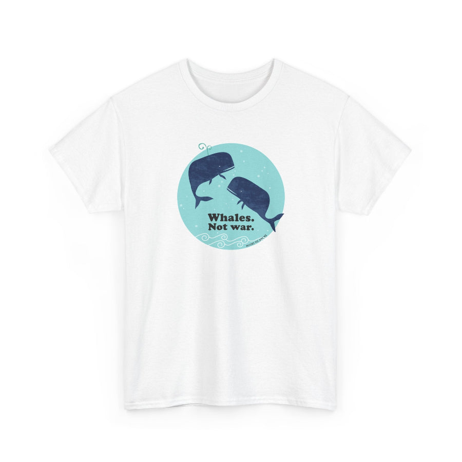 Whales. Not war. Classic t shirt