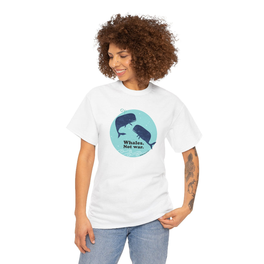 Whales. Not war. Classic t shirt