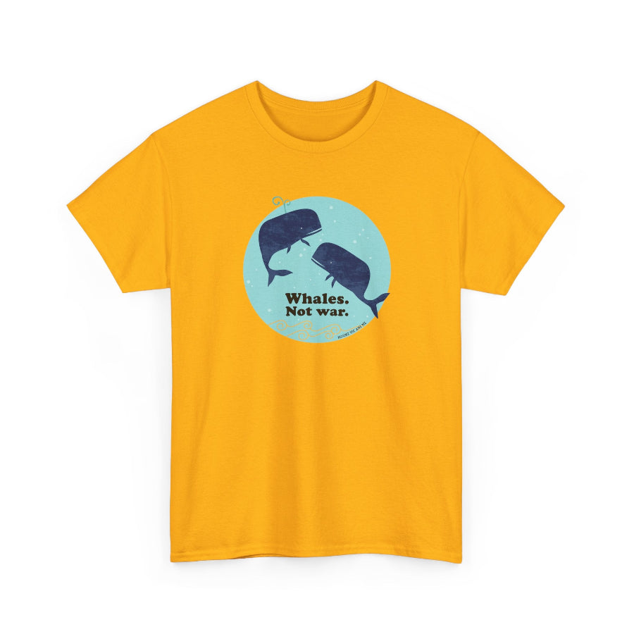 Whales. Not war. Classic t shirt