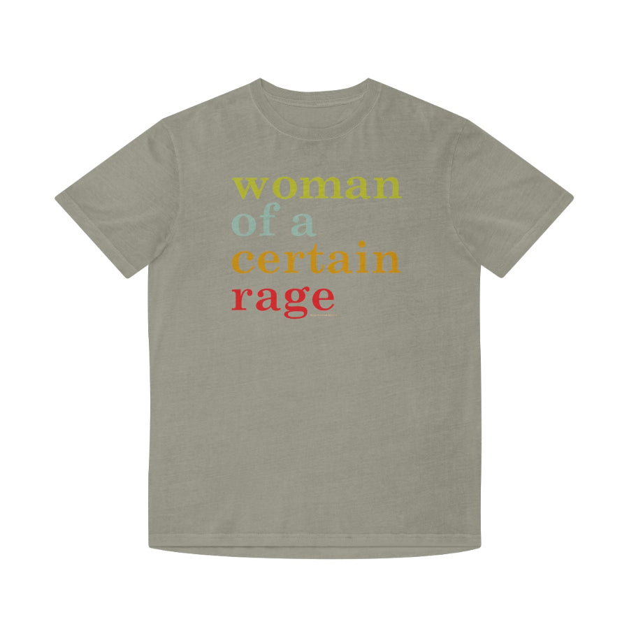 Woman of a certain rage faded t shirt