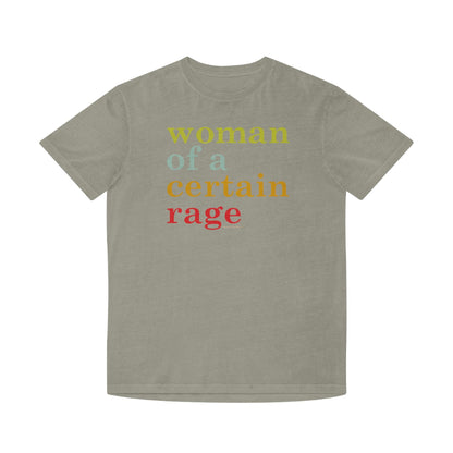 Woman of a certain rage faded t shirt
