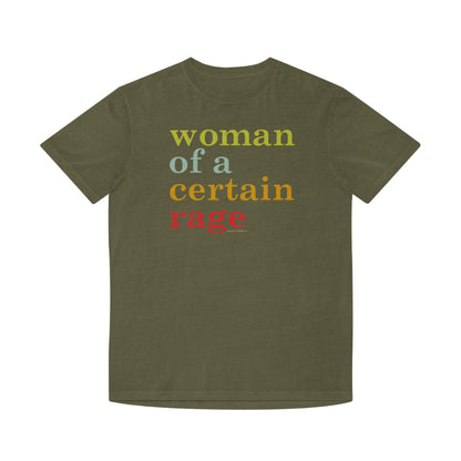 Woman of a certain rage faded t shirt
