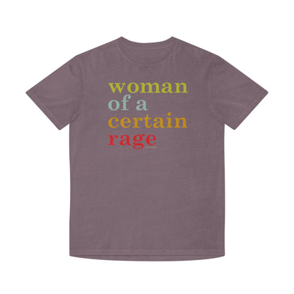 Woman of a certain rage faded t shirt
