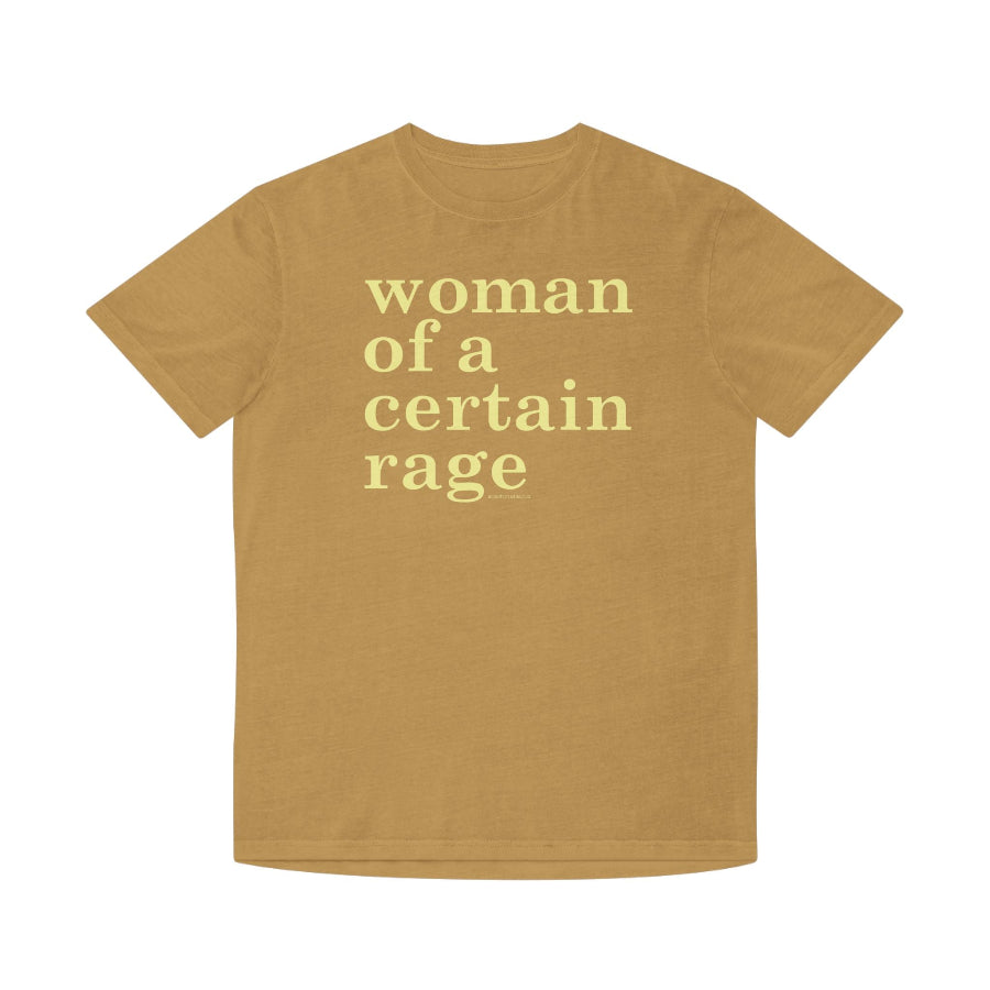 Woman of a certain rage faded t shirt