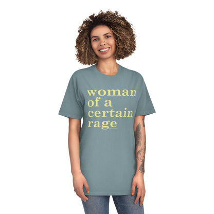 Woman of a certain rage faded t shirt